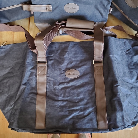 ‼️SOLD‼️ NEW Bella Russo Canvas Oxford Luugage 5 Piece Set - Picture 13 of 16